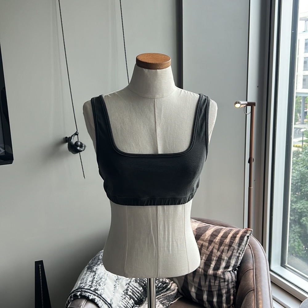New SKIMS Outdoor Basics Bralette In Ash Size XL - Picture 3 of 6
